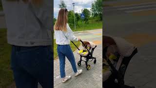 🚗👶 BubaGO Mirco — автокресло, переноска, качалка и коляска в одном!