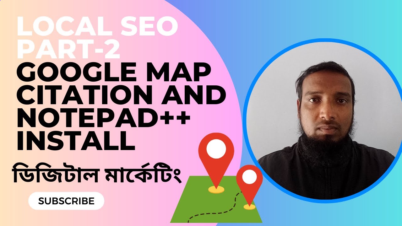 How to install notepad++ for google map citation part 2 - YouTube