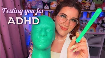 ASMR ••• Testing you for ADHD 💚🐸 NEW TESTS!!