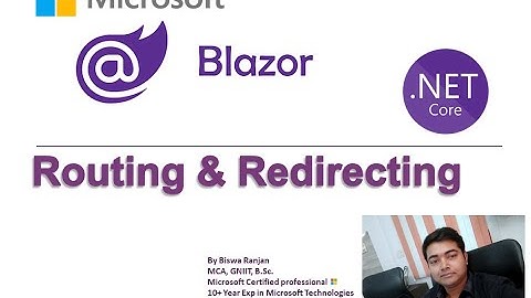 Routing and Redirecting in Blazor C# .Net Core(3.1) Session-3