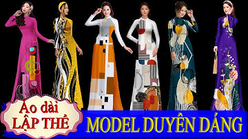 Kiểu áo dài lập thể đẹp model duyên dáng này chưa chị em nào che khi mặc💖Vải Áo Dài S