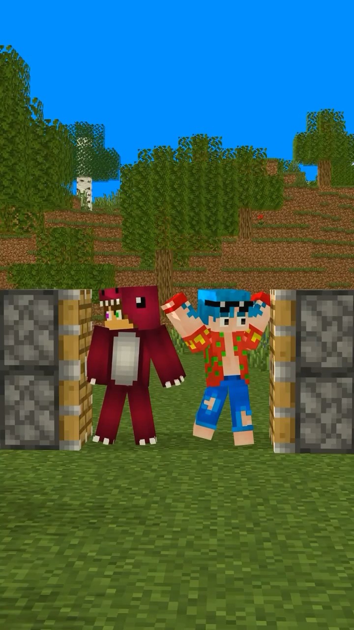 Timbavk + RaptorGamer = ???? ??#minecraft #raptorgamer