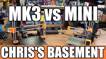 Prusa MK3 vs Prusa Mini - 3D Printer Race - Chris