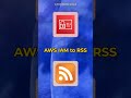 Connect AWS IAM + RSS Reader | puq.ai Workflow Automation