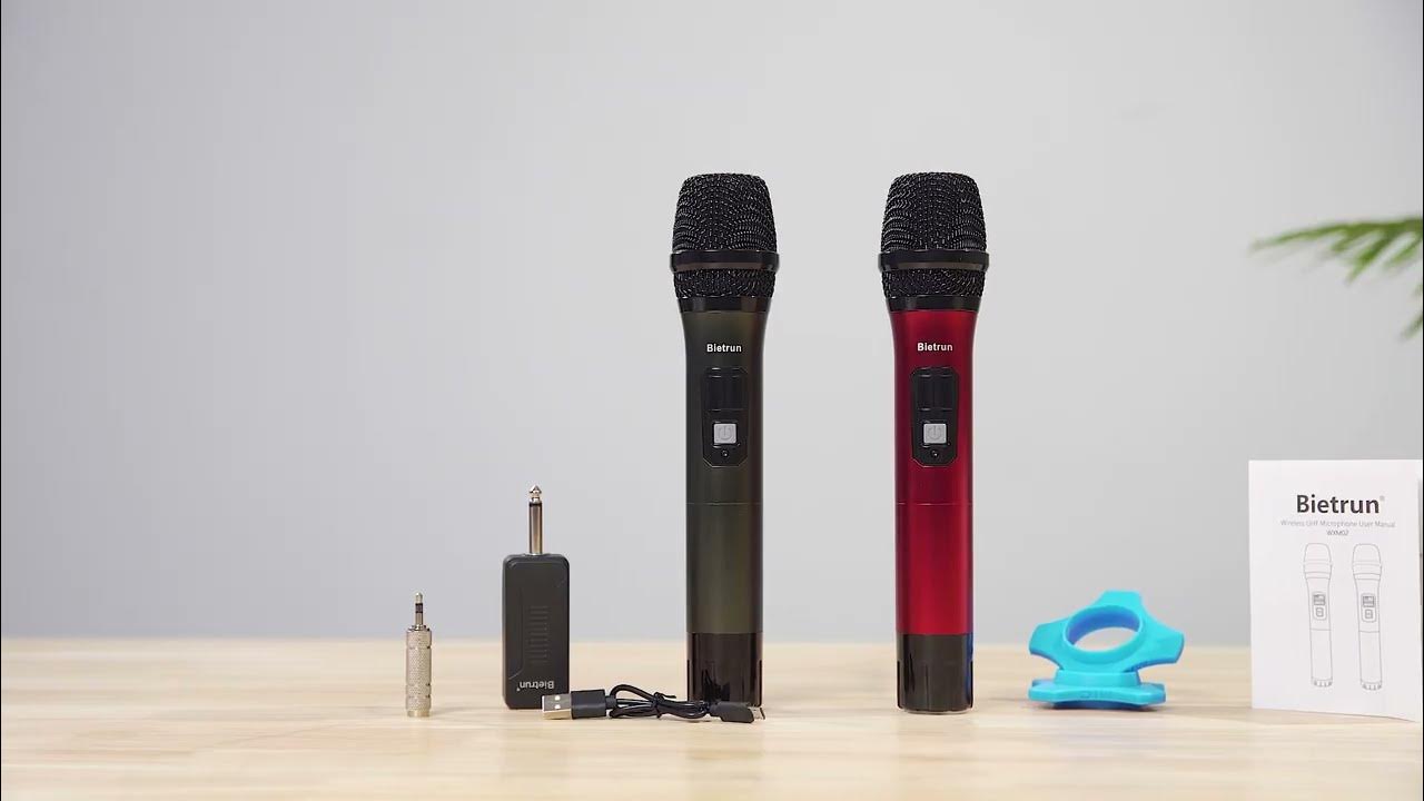 How To Connect Bietrun Wireless Microphone To Speaker