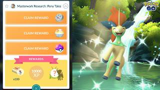 Shiny Keldeo Masterwork Research Walkthrough in Pokemon GO