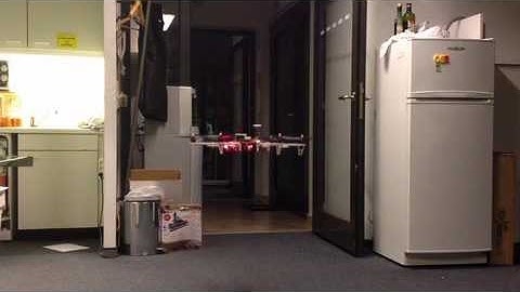 DJI F550 first indoor test flight