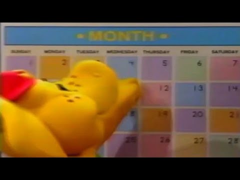 Barney Song There Are Seven Days Seven Days A Week