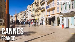 Cannes Luxury Shopping Street Rue d'Antibes - 🇫🇷 France  [4K HDR] Walking Tour