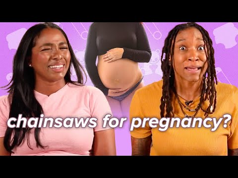 Видео: Moms Play True Or False: Pregnancy And Childbirth Edition