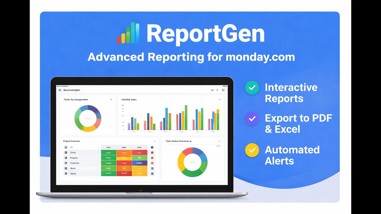 How to Create PDF Reports from monday.com Boards | ReportGen Tutorial ...
