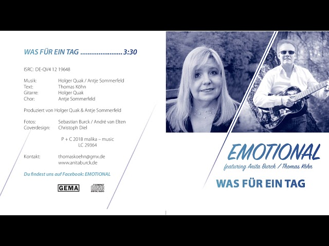 EMOTIONAL - featuring Anita Burck & Thomas Köhn