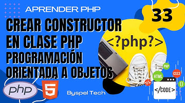 🐘 CONSTRUCTOR PHP CLASS 🔔 PROGRAMACIÓN ORIENTADA A OBJETOS EN PHP 🔔 METODO CONSTRUCTOR EN PHP