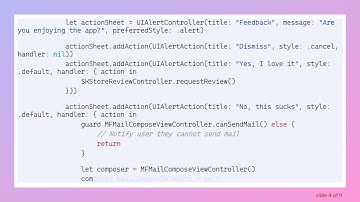 Resolving MFMailComposeViewController() Not Dismissing Inside UIAlertAction on iOS Apps