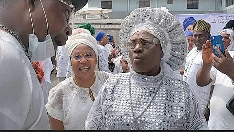 ARRIVAL OF MAMA RAINBOW TO PASUMA'S MOTHER 8 DAYS FIDAU PRAYER