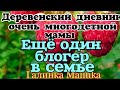 Деревенский дневник очень многодетной мамы /Обзор Влогов /Ещё один блогер в семье//