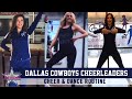 Learn cheer  dance routine from dallas cowboys cheerleaders  dallas cowboys 2020