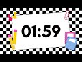 2 Minute Classroom Timer (NO SOUND) | Fun Retro School Supplies Countdown