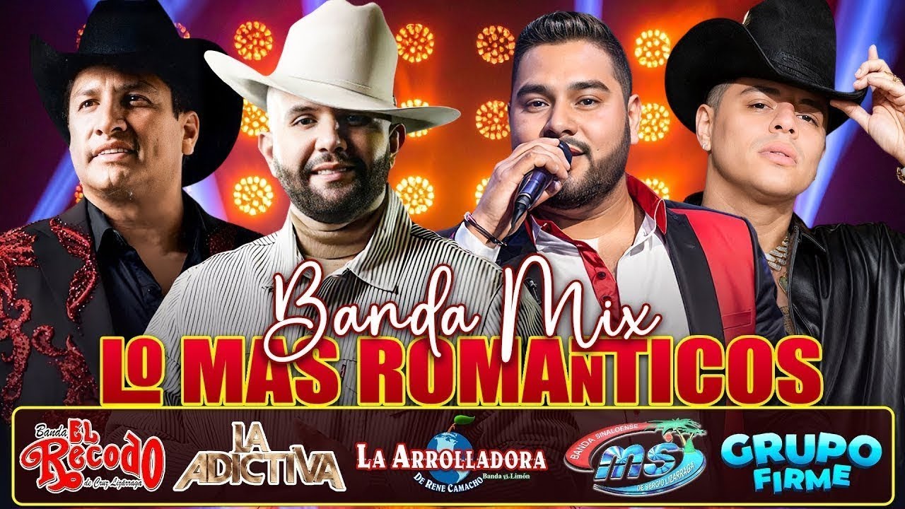 Carin Leon, Julión Álvarez, Grupo Firme, Banda MS, La Adictiva - Lo Mejor Banda Románticas 2026