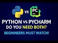 2-Python vs PyCharm: What You MUST Know Before Starting|SDET Simplified