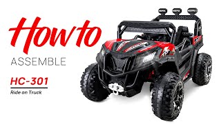 HC-301 Kids Ride on Truck Assembly Video