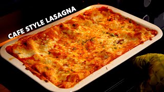 Cafe Style Lasagna Recipe - वज लसनय बनन क वध - Cookingshooking Hindi