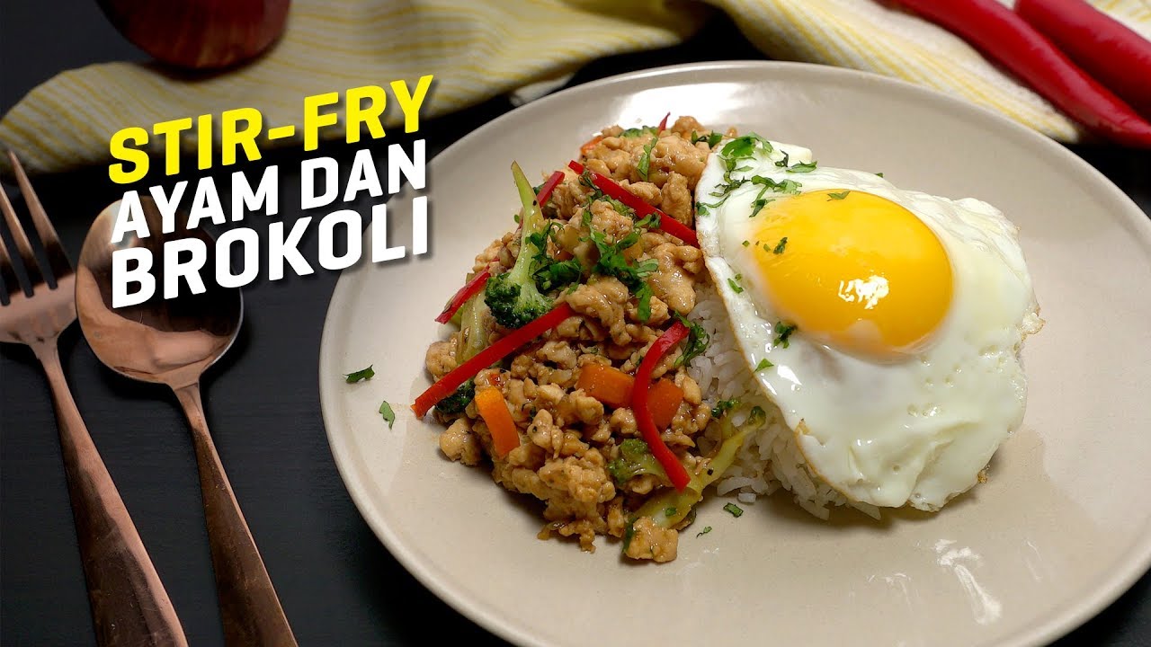 Resepi Stir Fry Ayam Dan Brokoli Stir Fried Chicken And Broccoli Recipe Seismik Makan