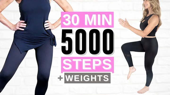 30 Minute 5000 STEPS Indoor Walking Workout For Wo...