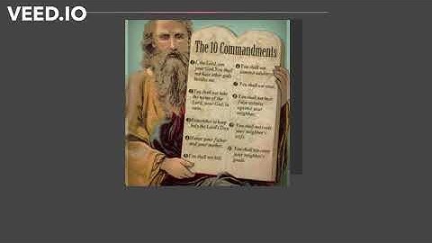 The First Three Commandments of God