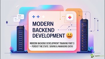 💾 Modern Backend Development Training Part 3 – Persist the State: Saving & Managing Data! 🧠📚