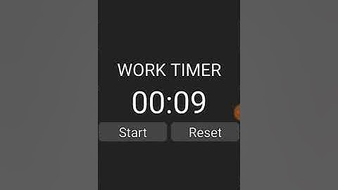 Pomodoro Timer project1 cs50