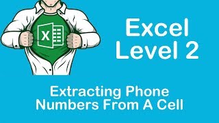 Excel Extracting Phone Numbers From A Cell