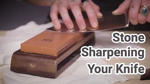 How to Stone Sharpen Your Knife With a Whetstone |...