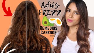 Cómo CONTROLAR EL FRIZZ del CABELLO 🦁? REMEDIOS CASEROS ¿Shampoo o FRIZZ? - YouTube