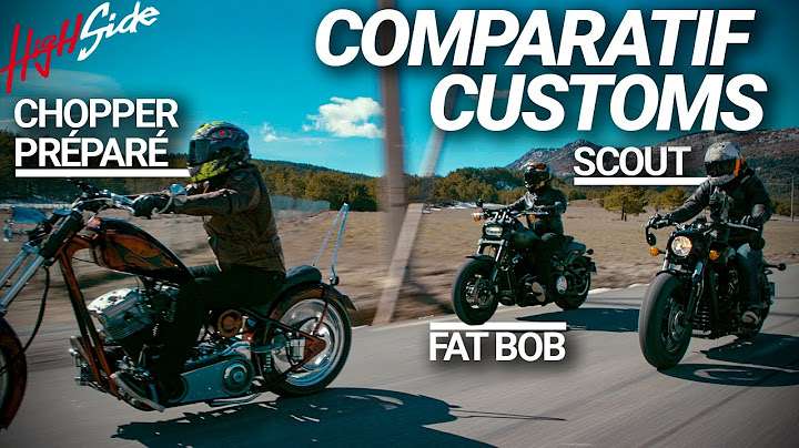Comparatif customs : Harley-Davidson Fat Bob / Indian Scout / Custom préparé
