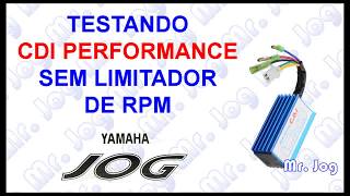 PRODUTOS - Testando CDI Performance (sem limitador de RPM) na Yamaha Jog 50