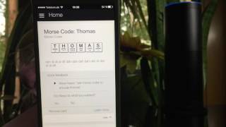 Morse Encoding with Amazon Echo - Alexa teaches you how to Morse code