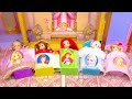 プリンセスお姫様 ベットルーム手作り工作 DIY❤️ミニチュアドールハウス ✨人形 アニメ アナ雪エルサ アリエル バービー ジャスミン✨ 人形 アニメ