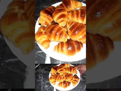 كرواسون خطير مورق ومقرمش المغرب اكسبلور طبخ مطبخ حلويات  