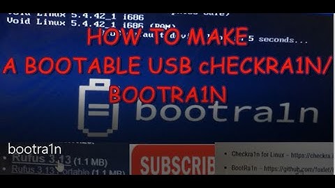 How to Create USB Bootra1n/Checkra1n for Apple Devices Bypass