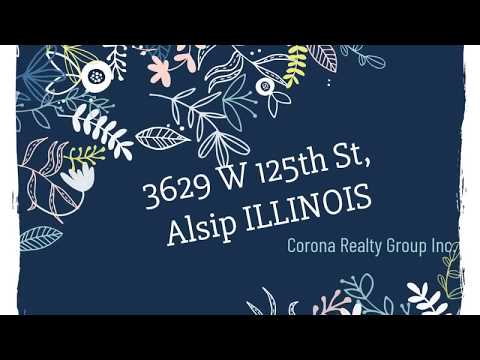 3629 w. 125th St., Alsip, IL home video tour