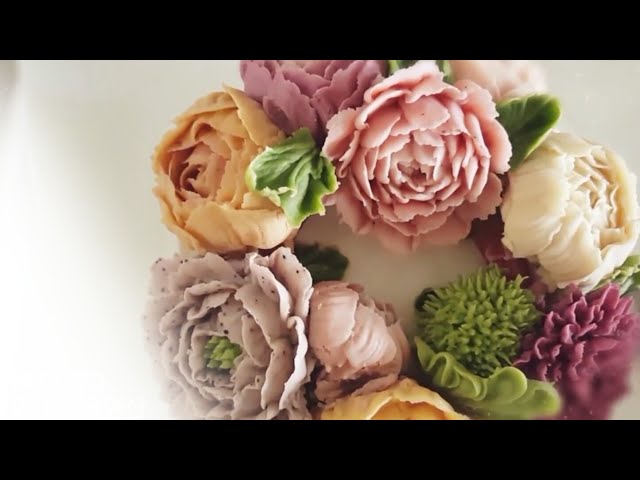 앙금플라워 작약짜기 Peony flower piping