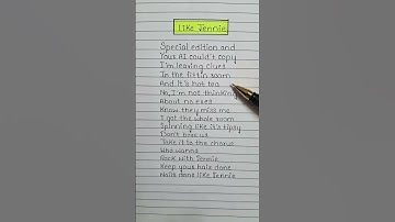 Thumbnail of Like Jennie (Lyrics) ~ Jennie ❣️ #lyrics #song