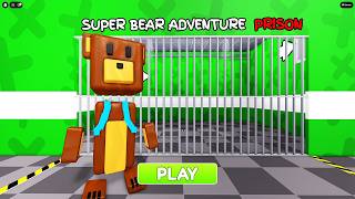Super Bear Adventure Prison Run Obby New Update - Roblox All Bosses Battle FULL GAME Walkthrough screenshot 2