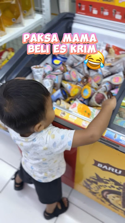 PAKSA MAMA BELI ES KRIM 🍦 mama sampai jengkel 😂 #shorts #eskrim