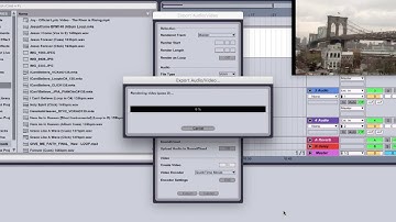 Ableton HD Video Export Settings