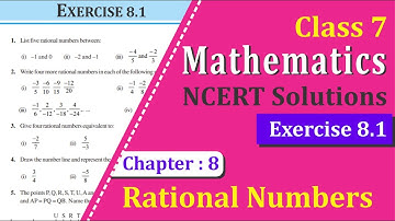 NCERT Solutions for Class 7 Maths Chapter 8 Exercise 8.1