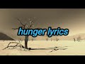 HUNGER  (LYRICS ) David and Nicole binion