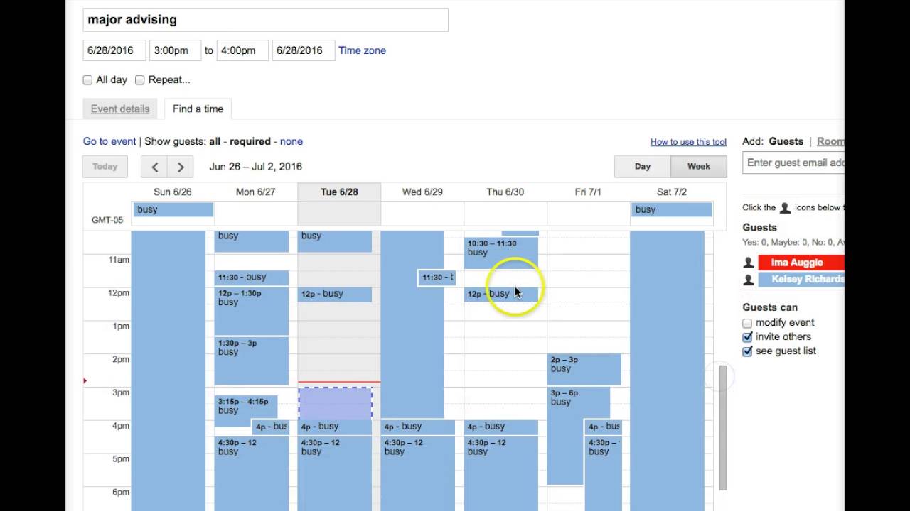 Creating a Google Calendar appointment YouTube