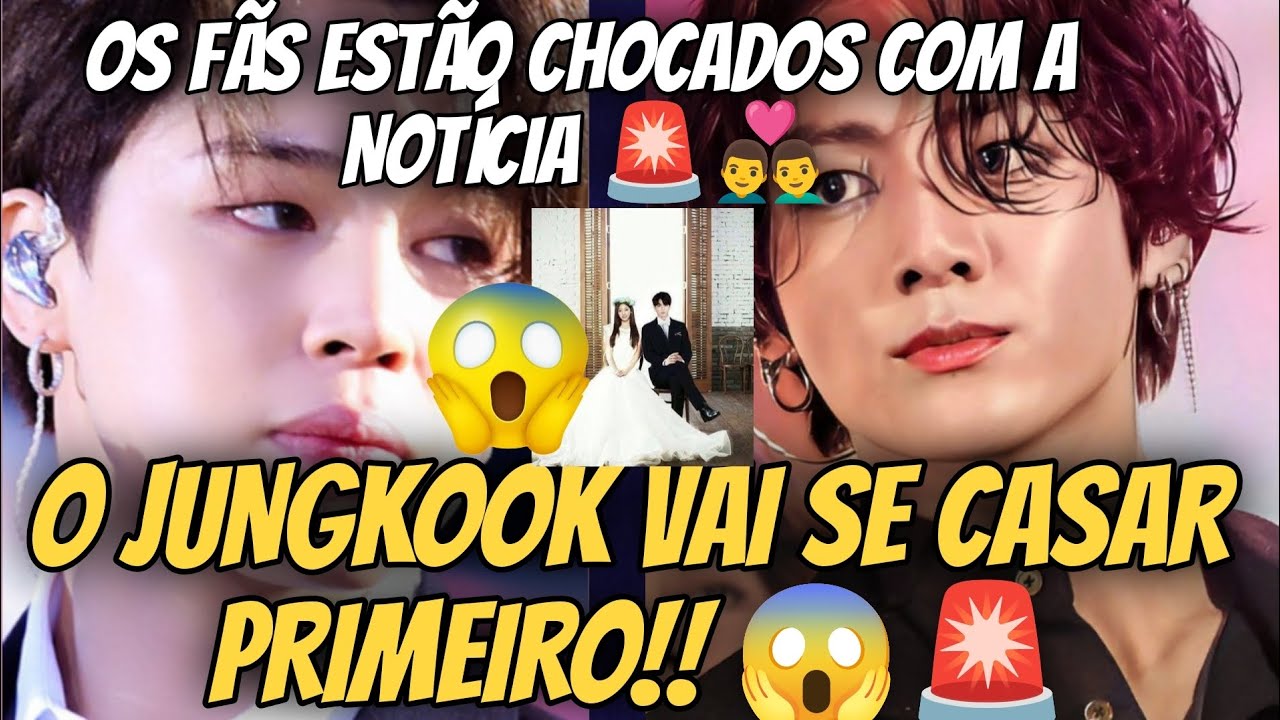 FOI REVELADO QUE O JUNGKOOK VAI SE CASAR PRIMEIRO NO BTS!? OS FÃS ESTÃO